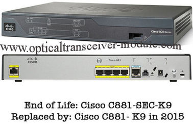 4 portos do LAN prenderam Cisco a certificação CISCO881/K9 do CE do router de 800 séries