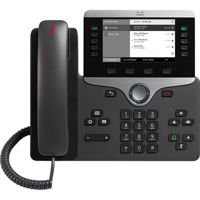 Telefone do IP 8861 com o Speakerphone da conectividade da rede Ethernet tela de 3,5 polegadas