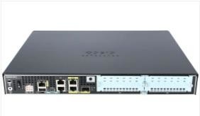 ISR4321-AXV/K9 50Mbps-100Mbps Transmissão do sistema 2 portas WAN/LAN 1 porta SFP CPU multi-core 2 NIM Voz de segurança