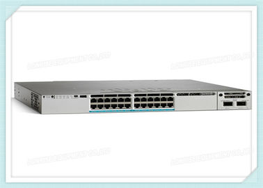 Cisco comuta portos empilháveis de WS-C3850-24U-S 24 10/100/1000 de UPOE 1 poder do entalhe 1100W do módulo da rede
