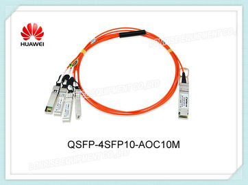 O transceptor ótico QSFP+ 40G 850nm 10m AOC de QSFP-4SFP10-AOC10M Huawei conecta a quatro SFP+