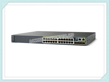 Base do LAN do ponto de entrada 370W 4 x SFP de GigE do interruptor do IOS do gigabit PoE+ do interruptor de rede WS-C2960S-24PS-L de Cisco