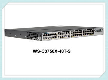 Alta velocidade do interruptor da rede Ethernet de CISCO WS-C3750X-48T-S uma garantia do ano
