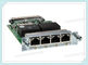 Voz do módulo da rede de Cisco VWIC3-4MFT-T1/E1/cartão de relação MACILENTO para o router de ISR