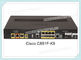 Controlador sem fio AVC WAN da segurança do ponto de entrada do router C891F-K9 1 SFP 4 de Cisco
