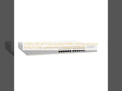 C9300L-24P-4X-E Cisco Catalyst 9300L Comutadores com uplinks fixos 4x10G/1G SFP+, PoE+, Network Essentials