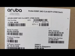 JL725A Switch da série Aruba 6200F 6200F 24G Class4 PoE 4SFP+ 370W Switch