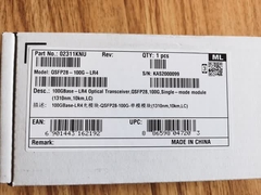 Modulo QSFP28-100G-LR4 LC Interface Huawei Transceptor de Alta Velocidade Spa Modulo Transceptor Óptico