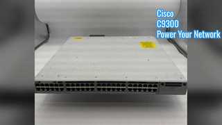 C9300-48P-E, switch Cisco Catalyst 9300, 48x1G PoE+/uplinks modulares/Network Essentials