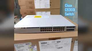 Switch Cisco C9300L-24T-4G-E 9300, 24x1G cobre/4x1G SFP/dados somente