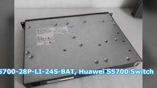 S5700-28P-LI-24S-BAT, switch Huawei S5700, slot de bateria 28xGig SFP/4x10/100/1000 ou SFP/1