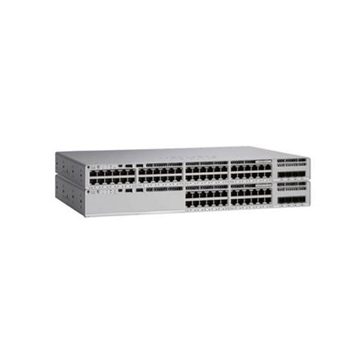 C9200L - 24T - 4X - catalizador 9200 do interruptor de E Cisco 24 4 fundamentos portuários da rede do interruptor do Uplink de X 10G