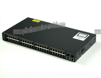 Interruptor do Ethernet de Cisco WS-C2960+48PST-L SFP MAIS 2 KAJ do ponto de entrada da base 370W do LAN 1000BASE-T