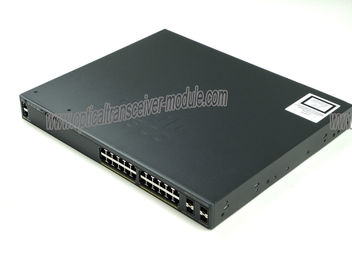 24 interruptores da fibra óptica do porto, interruptor SFP Cisco WS-C2960X-24PS-L do Ethernet