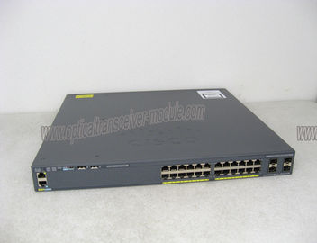 Interruptor CISCO SwitchWS-C2960XR-24PS-I 1,8&quot; da fibra de SFP de 4 entalhes de expansão altura