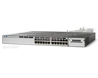 Tipo do entalhe de expansão de Cisco SFP do porto do interruptor WS-C3750X-24P-L 24 da rede Ethernet