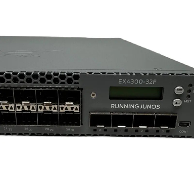 O ethernet da série do interruptor dos ethernet de EX4300 32F Cisco comuta Eries porto ótico de 32 gigabits