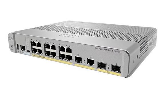 WS-C3560CX-12PD-S Cisco Catalyst 3560-CX 12 portas compatível Switch Layer 3 POE- 12 x 10/100/1000 portas Ethernet