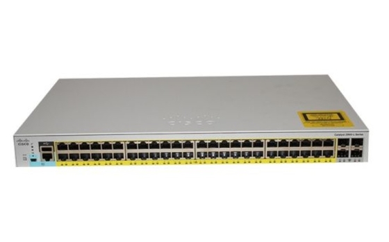 WS-C2960L-48PS-LL Catalisador 2960-L Switch 48 Port GigE Com PoE 4 X 1G SFP LAN Lite (Ásia Pacífico Número de Parte: WS-C2960