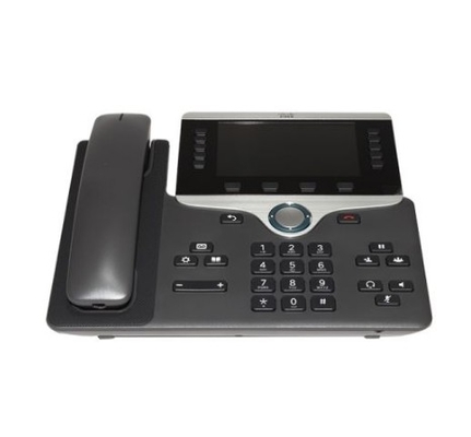 CP-8865-K9 Telefone IP Cisco de alto desempenho com suporte a vídeo H.261 e codecs de voz G.711