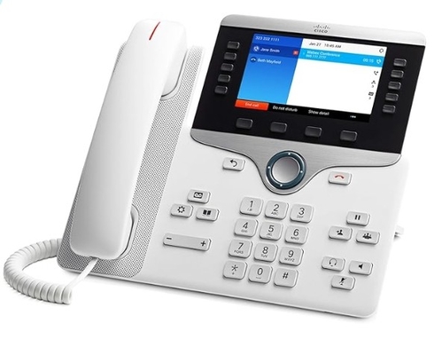 CP-8845-K9 B2B Comunicação aprimorada Telefone IP Cisco com codecs de voz ISAC e segurança 802.1X