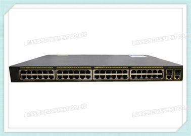 Cisco comuta o interruptor de rede 48 10 da fibra ótica do catalizador 2960-Plus de Ws-C2960+48pst-L/100 Gbps da base 16 do Lan do ponto de entrada
