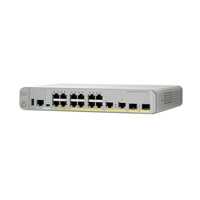 Switch Gerenciável PoE+ de 12 Portas Cisco Catalyst 3560 CX com Design Sem Ventoinha e 2 Uplinks SFP+ de 10G