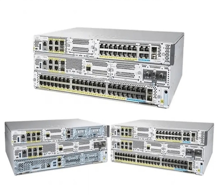 C8300-1N1S-6T - Cisco Catalyst 8300 Série Edge Platforms Série C8300 1RU w/ 10G WAN (1 slot SM e 1 slot NIM, e 6 x 1-Gigabit Ethernet portas)