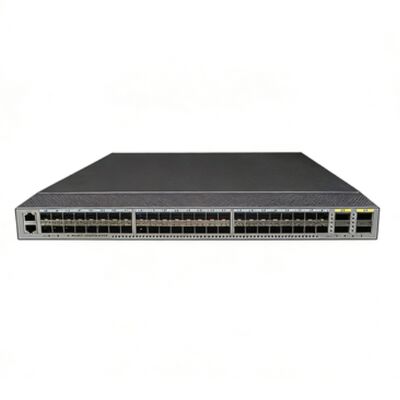 CE6875-48S4CQ-EI, 48 portas SFP+ de 10GE, 4 portas QSFP28 de 100GE ou 4 portas QSFP+ de 40GE.