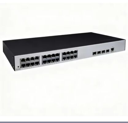 S5735S-L24T4S-A1 (24 portas Ethernet 10/100/1000BASE-T, 4 Gigabit SFP, fonte de alimentação CA)