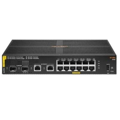JL679A, switch Aruba 6100, 12xGE PoE/2xSFP+/139W PoE