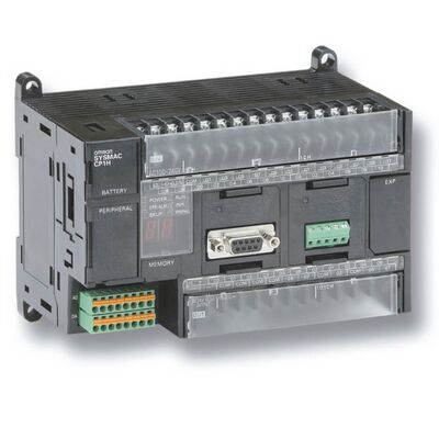 Omron CP1H-XA40DT1-D Unidade de CPU PLC com 40 I/O I/O analógico e 24 V de energia CC para automação industrial