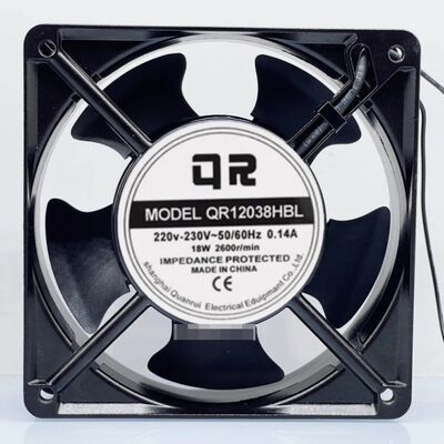 Ventilador de resfriamento axial QR12038HBL 120 mm | Ventilador de gabinete com rolamento de esferas