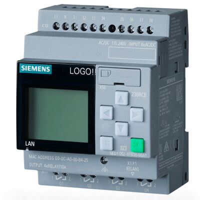 LOGOTIPO Siemens 6ED1052-1FB08-0BA1! Saída de relé PLC do módulo lógico 230RCE