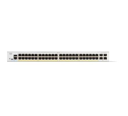 C1300-48FP-4G Layer 3 Managed PoE Switch, 48×10/100/1000 PoE+ Ports, 4×1G SFP Uplink, 740W PoE Budget