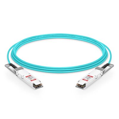 Cabo 800G OSFP/QSFP DD AOC, 850nm, OM3/OM4, 1-50m, hot-pluggável, baixa potência, interconexão de data center