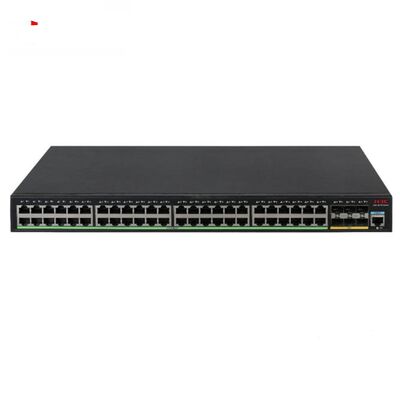 H3C LS-5170-54S-PWR-EI Switch gerenciado Gigabit PoE+ de 48 portas com uplinks 6×10G SFP+, camada 3, montagem em rack 1U