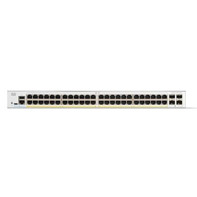 C1300-48P-4X, switch Cisco Catalyst 1300, 48x PoE+/370W, 4x 10G SFP+, montável em rack