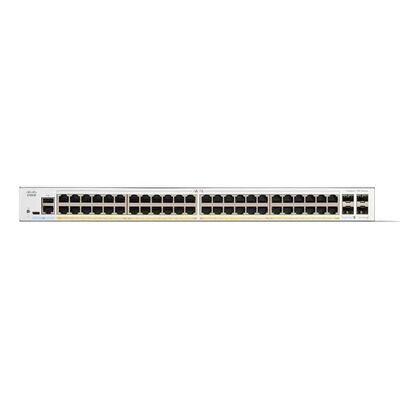 C1300-48P-4G, switch Cisco C1300, 48x PoE+ 370W/4x SFP/montagem em rack