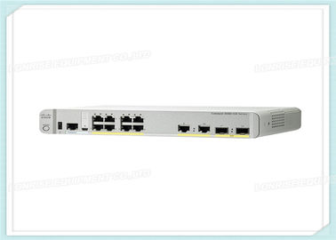 Interruptor 8 x 10/100/1000 do estojo compacto do catalizador WS-C3560CX-8TC-S 8-Port de Cisco das portas ethernet