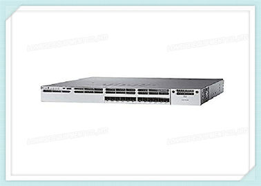 Cisco comuta WS-C3850-24XU-S 24 100M/portos de 1G/2.5G/5G/10G UPoE 1 entalhe do módulo da rede