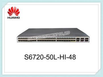 Interruptor S6720-50L-HI-48S-DC 48 x 10 atuação SFP+ 6 x 40 atuação QSFP+ de Huawei com fonte de alimentação de DC
