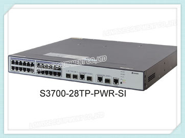 Atuação SFP dos portos 2 do interruptor 24x10/100 PoE+ de S3700-28TP-PWR-SI Huawei com fonte da alimentação CA 500W