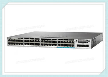 O de ethernet UPOE da camada 3 - 48 do interruptor do catalizador WS-C3850-48U-E de Cisco * 10/100/1000 move empilhável controlado do serviço IP