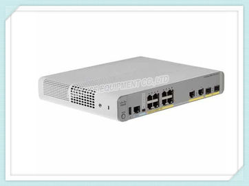 Cisco comuta o porto do interruptor 8 da fibra ótica da rede do catalizador 2960CX PoE+ de WS-C2960CX-8PC-L 3 camadas