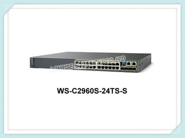 Cisco comuta o catalizador 2960s 24 Gige do interruptor do gigabit de WS-C2960S-24TS-S, um Lan Lite de 2 X SFP