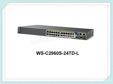 Cisco comuta o catalizador 2960S 24 Gige do interruptor dos ethernet de WS-C2960S-24TD-L, 2 base do Lan de X 10G SFP+