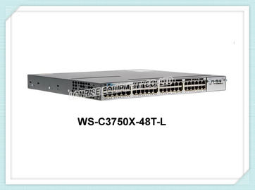 Interruptor de rede dos dados do interruptor WS-C3750X-48T-L do cabo ethernet de Cisco para a empresa de pequeno porte