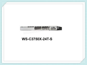 Interruptor da rede Ethernet de Cisco WS-C3750X-24T-S, 24 interruptores do Ethernet do porto