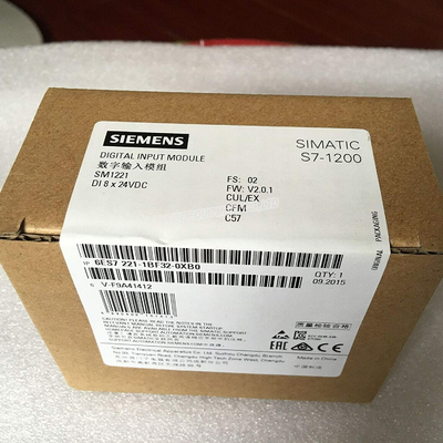 Manutenção programada 1221 do módulo entrado de 6ES7221-1BF32-0XB0 SIMATIC S7-1200 Digitas 8 módulo do PLC da C.C. dos DI 24 V